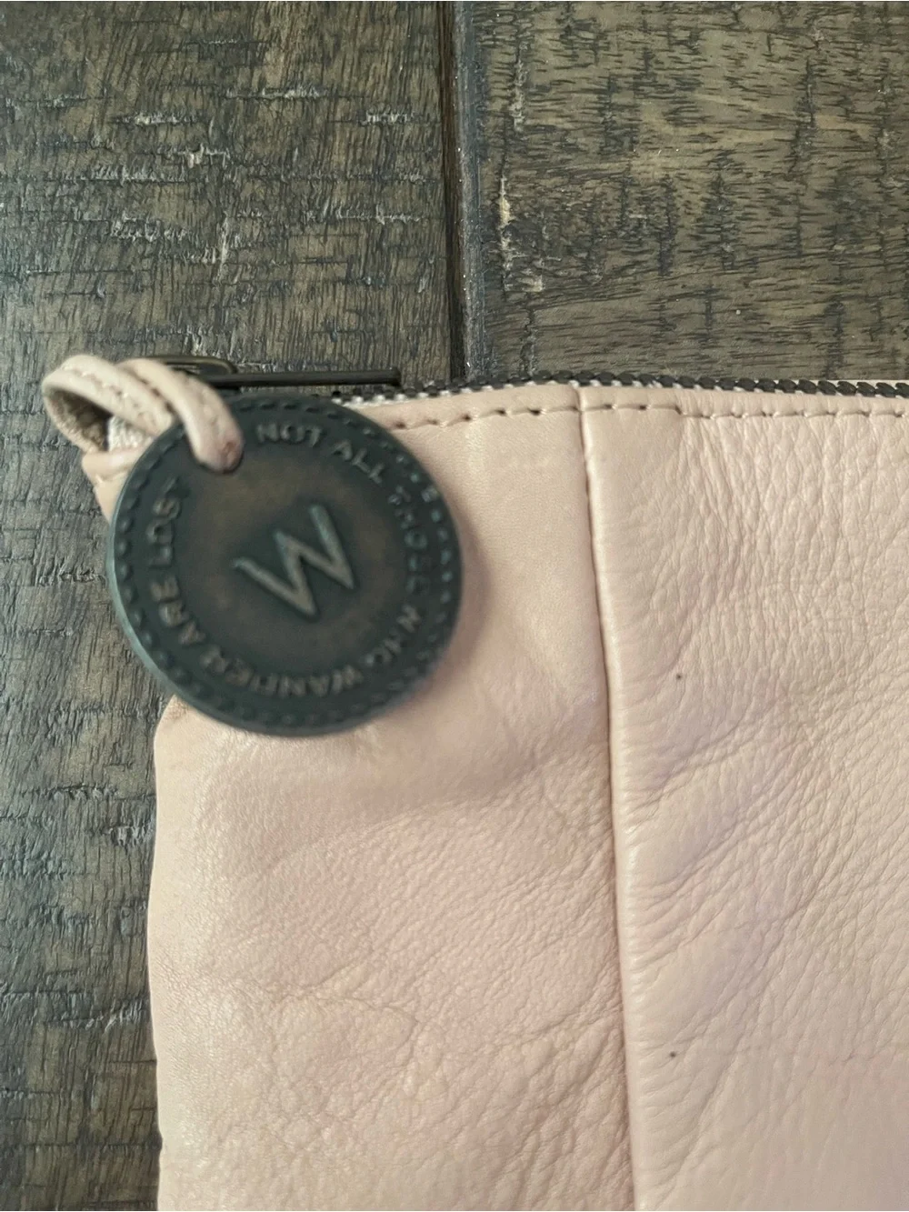 Wander Petite Parisian Leather Tote in Blush Pink